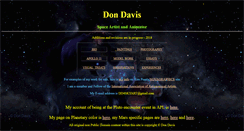 Desktop Screenshot of donaldedavis.com